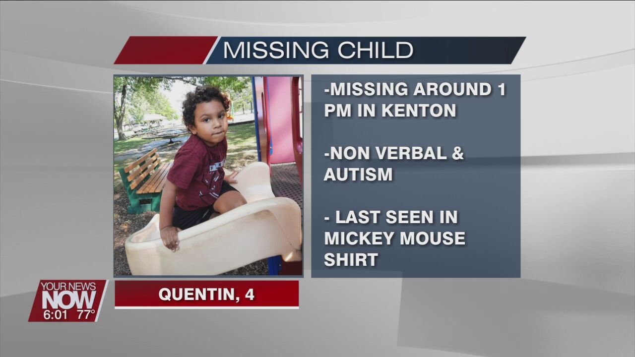Search underway for missing child in Kenton